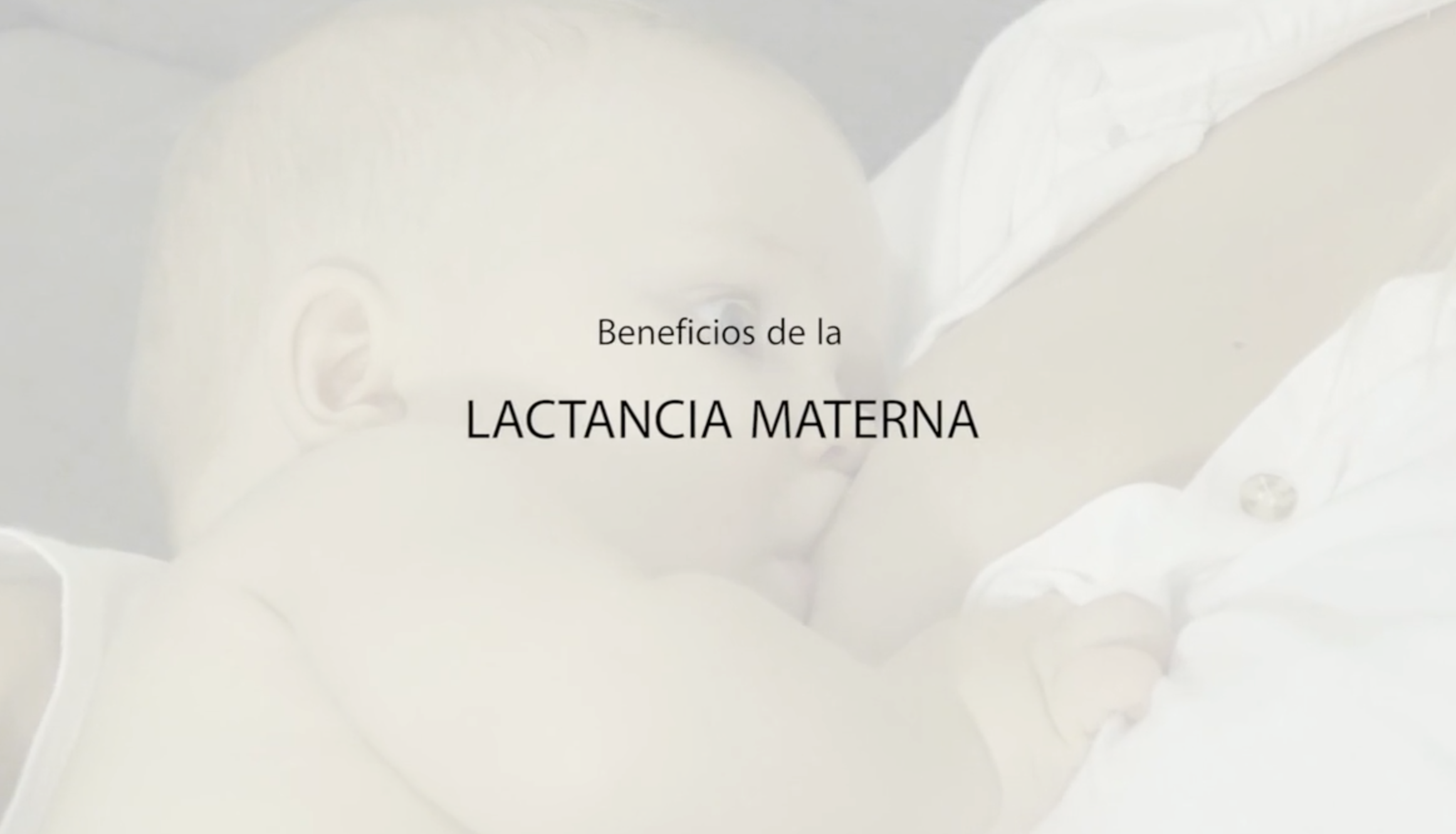 El Colegio edita un vídeo informativo sobre los beneficios de la lactancia materna
