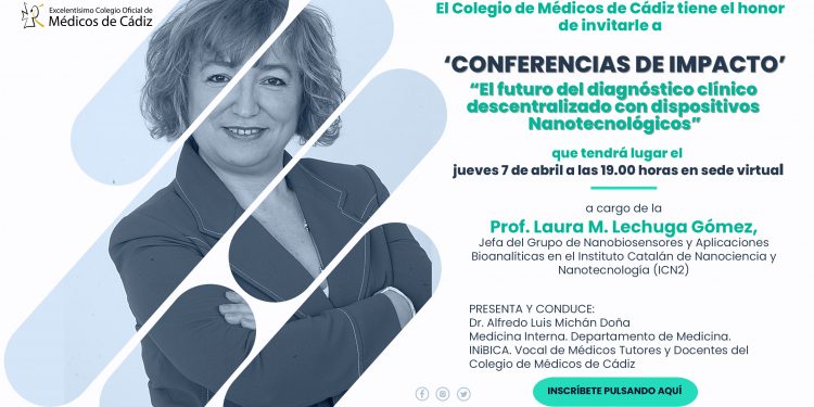 La Dra. Laura Lechuga protagoniza el próximo 7 de abril las ‘Conferencias de Impacto’ del COMCADIZ ¡Inscríbete a esta sesión virtual!