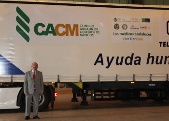 El CACM envía un tráiler con 15.000 kilos de ayuda humanitaria para Ucrania
