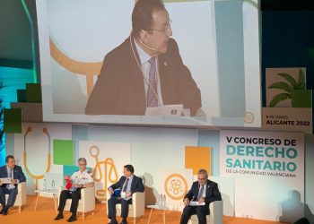 El Secretario General del COMCADIZ, Gaspar Garrote, coordinador nacional y andaluz, moderó una mesa sobre agresiones dentro del V Congreso de Derecho Sanitario de la Comunidad Valenciana