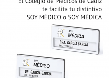 Solicita ya tu distintivo del COMCADIZ ‘Soy Médico’ o ‘Soy Médica’