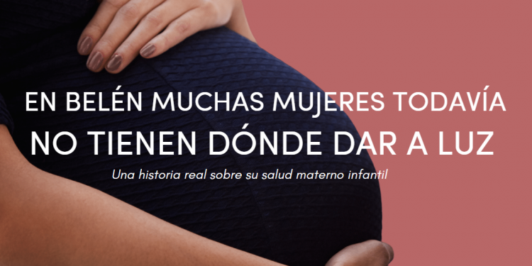 En Belén muchas mujeres todavía no tienen dónde dar a luz. Manos Unidas reclama tu ayuda