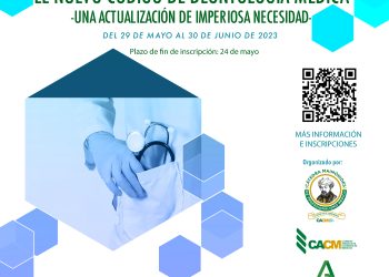 Inscríbete en el curso gratuito virtual sobre el nuevo Código de Deontología Médica, organizado por el CACM del 29 de mayo al 30 de junio