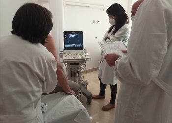 El Colegio de Médicos de Cádiz ha realizado el primer curso a nivel nacional de ecografía pulmonar con prácticas en pacientes hospitalizados