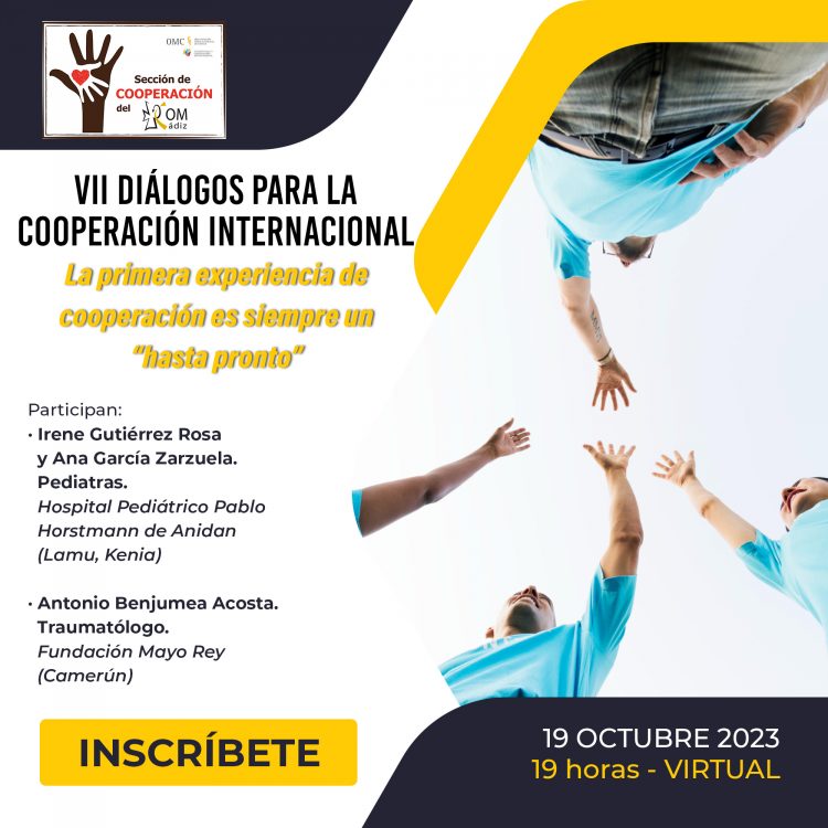 El jueves 19 de octubre regresan los Diálogos de Cooperación Internacional del COMCADIZ. INSCRÍBETE