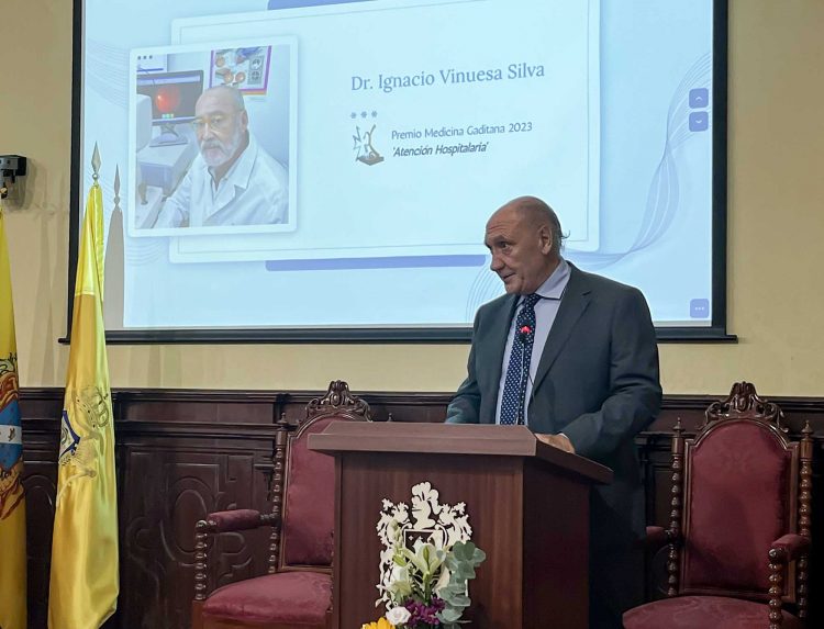 Dr. Ignacio Vinuesa, Premio Medicina Gaditana de Atención Hospitalaria: “Estoy muy agradecido a Cádiz por todo lo que me ha regalado”