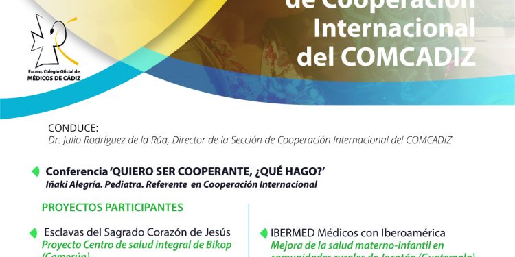 El COMCADIZ celebra el 27 de noviembre la III Jornada de Presentación de Proyectos de Cooperación Internacional. ¡Asiste a esta convocatoria virtual!