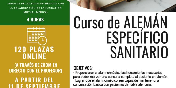 Nueva edición de los cursos de Alemán específico Sanitario