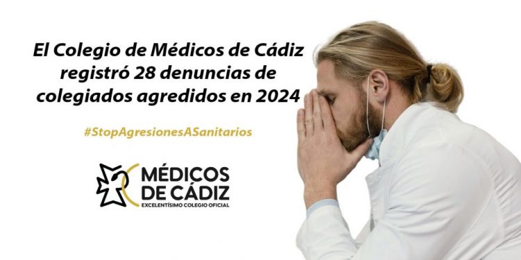 El Colegio de Médicos de Cádiz registró 28 denuncias de colegiados agredidos en 2024