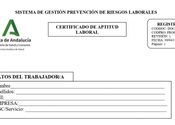 Certificar el estado de salud o la aptitud laboral