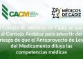 El Colegio de Médicos de Cádiz se suma al Consejo Andaluz para advertir del riesgo de que el Anteproyecto de Ley del Medicamento diluya las competencias médicas
