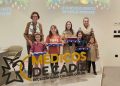 Hijos y nietos de colegiados dibujan la Navidad para el COMCADIZ