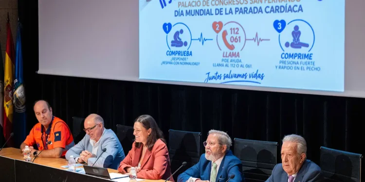 El COMCADIZ participó en San Fernando en la II Jornada de RCP de la Unidad Clínica SUAP Bahia de Cádiz La Janda