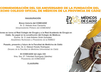 ASISTE el jueves 5 de noviembre en la Facultad de Medicina a la mesa redonda sobre los 125 años de la constitución del COMCADIZ