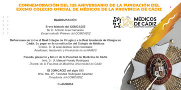 ASISTE el jueves 5 de octubre en la Facultad de Medicina a la mesa redonda sobre los 125 años de la constitución del COMCADIZ